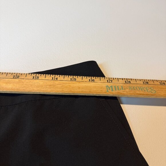 Lafayette 148 Women 12 Wide Leg Pant Delancey Trouser Black Minimal Work Dress - Picture 8 of 12